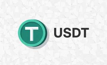 Gr&uuml;nes USDT Stablecoin-Symbol f&uuml;r kursstabile Ein- und Auszahlungen bei Zoccer