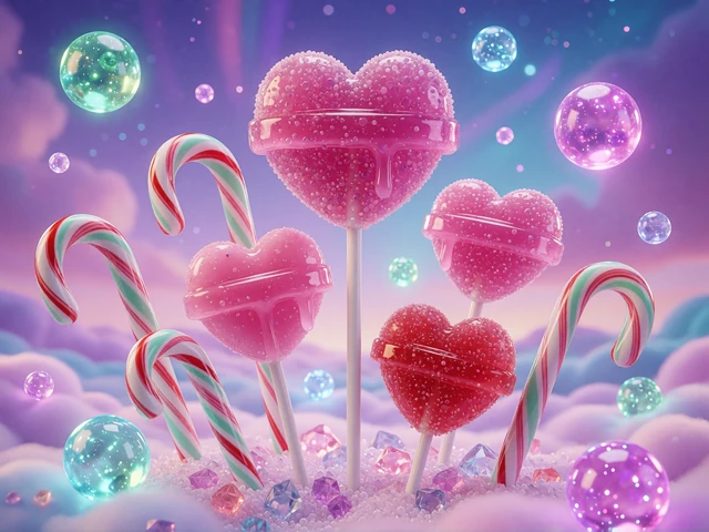 Buntes S&uuml;&szlig;igkeiten-Motiv mit Multiplikator-Kugeln als Vorschau auf den Cluster-Slot Sugar Rush 1000 bei Zoccer